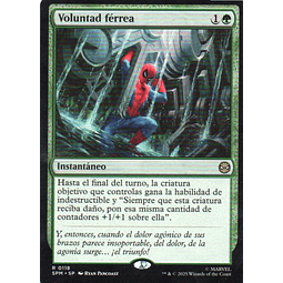Voluntad Ferrea Español Rare