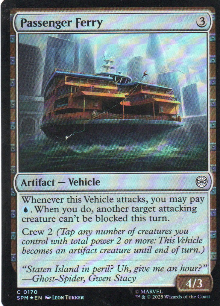 Passenger Ferry Ingles Common Foil