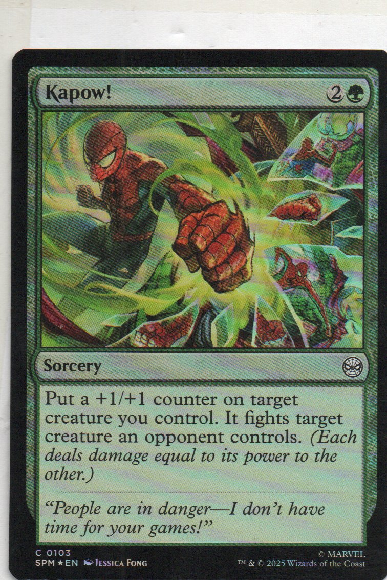 Kapow! Ingles Common Foil