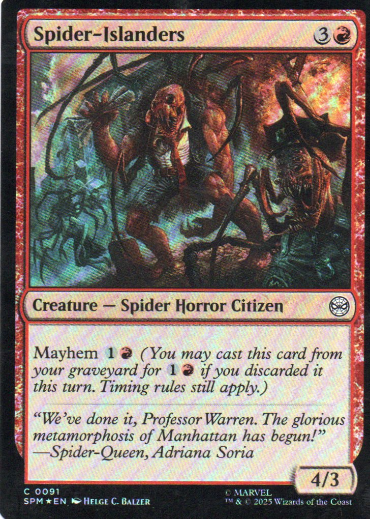 Spider-Islanders Ingles Common Foil