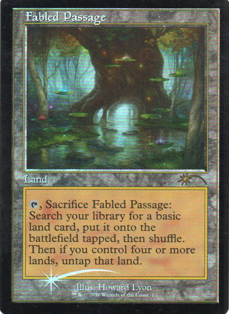 Fabled Passage Ingles Rare Foil