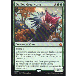 Quilled Greatwurm Ingles Mythic