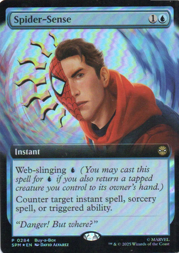 Spider-Sense Ingles Rare Borderless Foil
