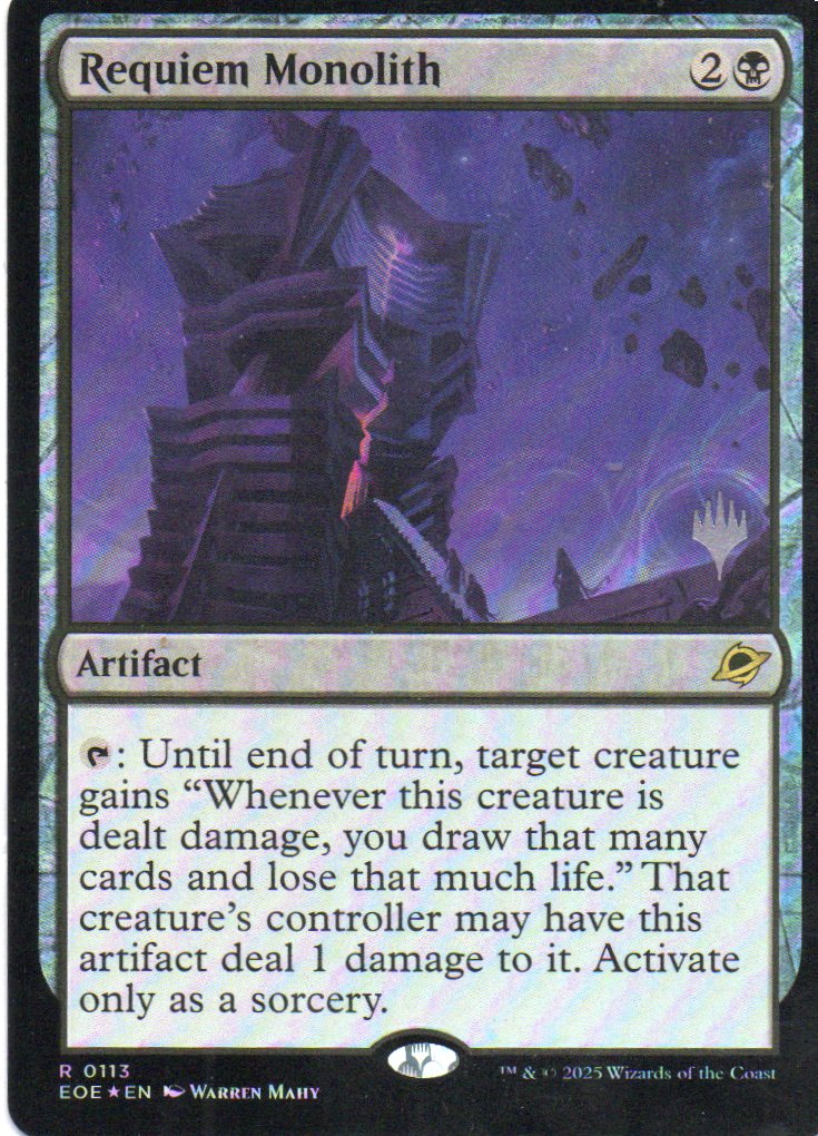 Requiem Monolith Ingles Rare Promo Foil