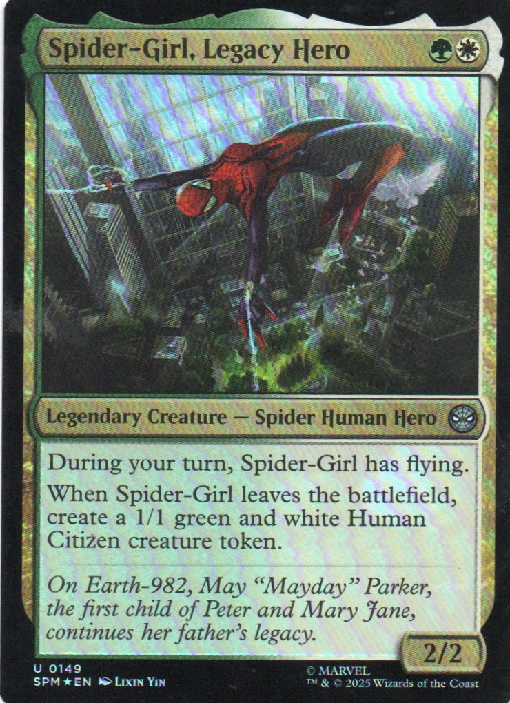 Spider-Girl, Legacy Hero Ingles Uncommun Foil
