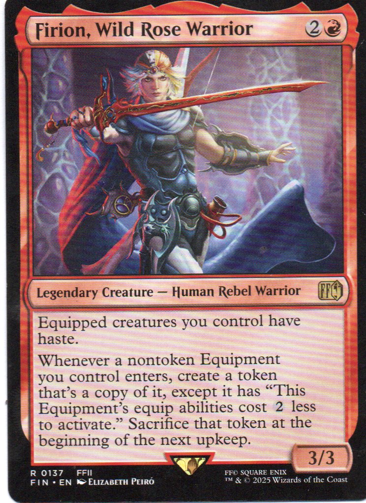 Firion, Wild Rose Warrior Ingles Rare