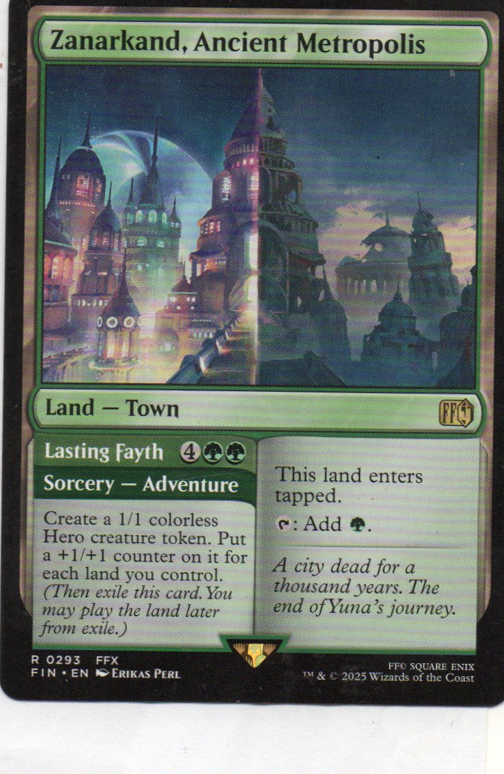 Zanarkand, Ancient Metropolis Ingles Rare