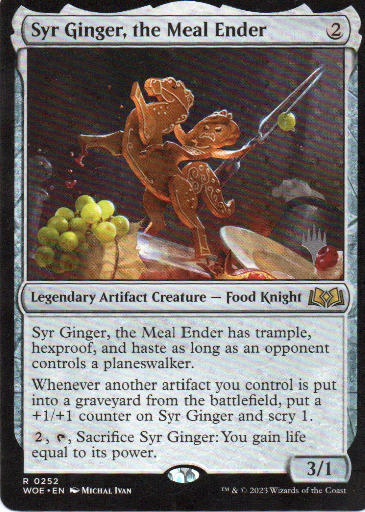 Syr Ginger, the Meal Ender Ingles Rare