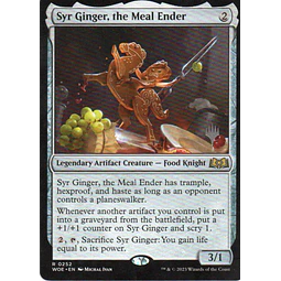 Syr Ginger, the Meal Ender Ingles Rare