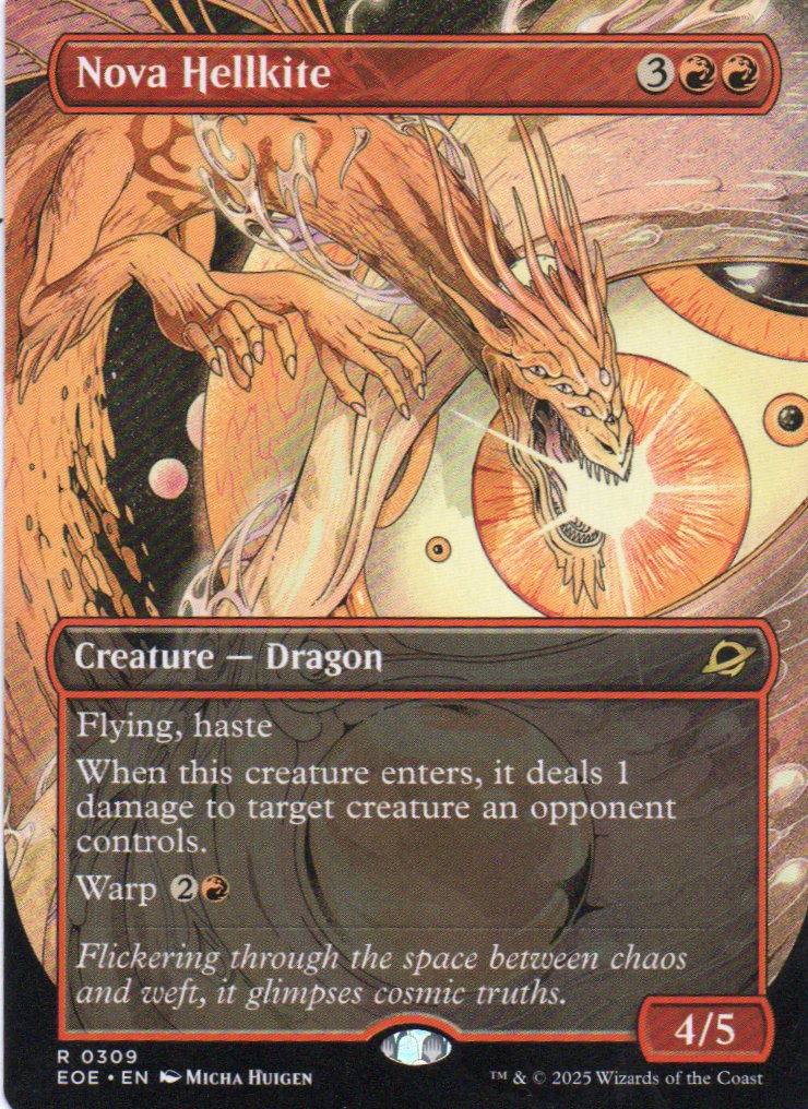 Nova Hellkite Ingles Rare Borderless