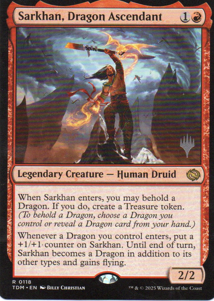 Sarkhan, Dragon Ascendant Ingles Rare