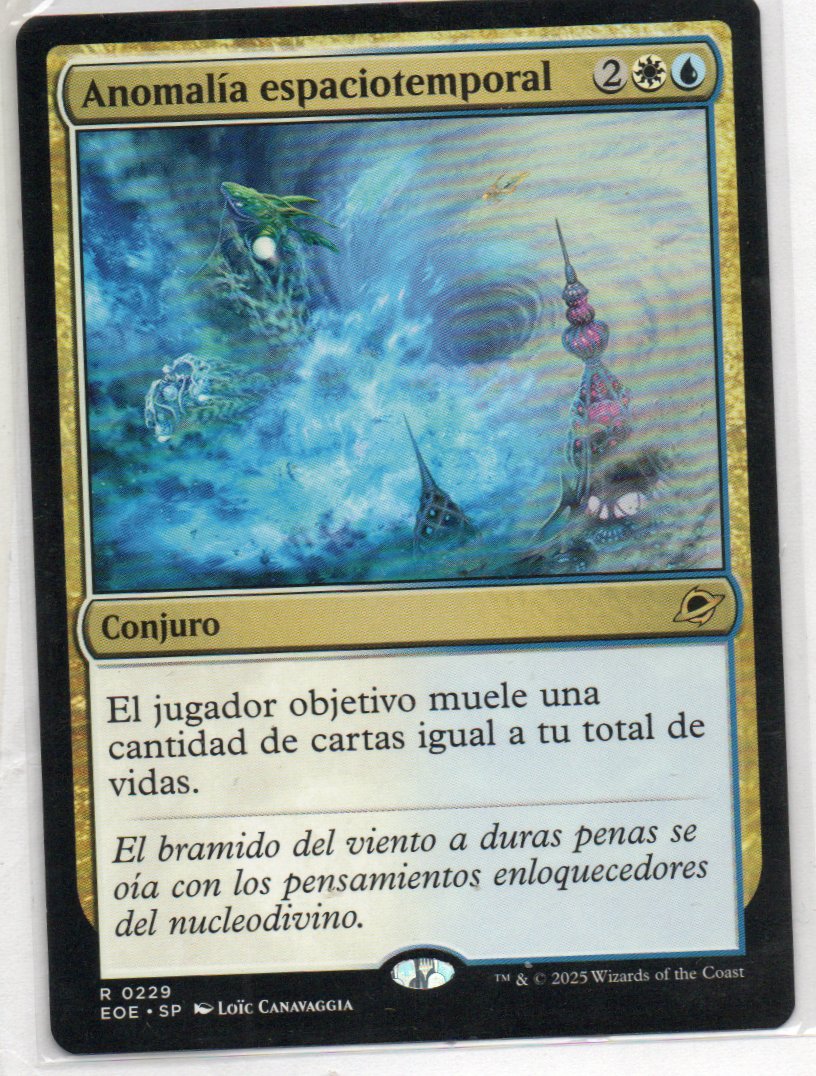 Anomalia Espaciotemporal Español Rare