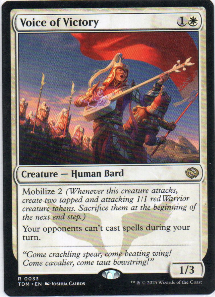 Voice of Victory Ingles Rare