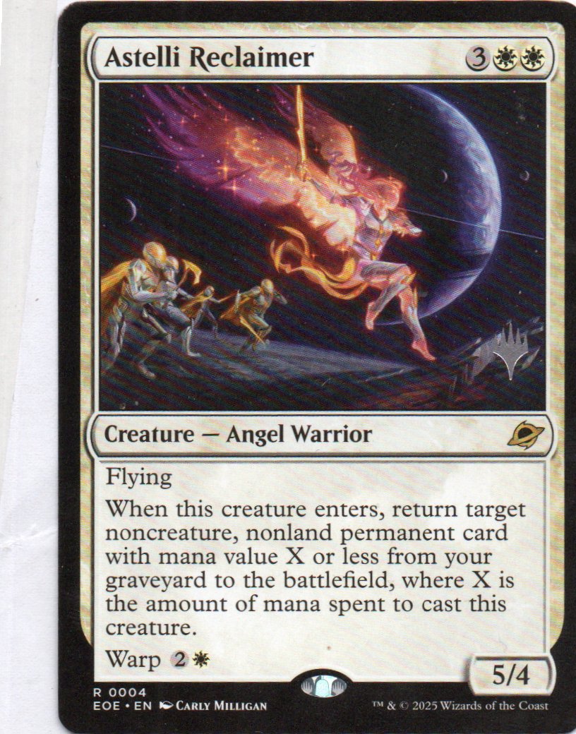 Astelli Reclaimer Ingles Rare Promo