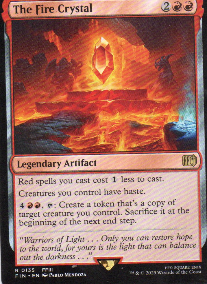 The Fire Crystal Ingles Rare