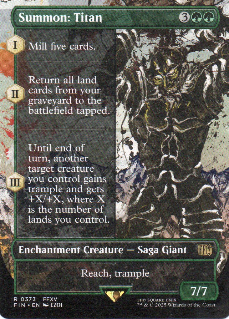 Summon: Titan Ingles Rare Borderless