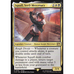 Squall, SeeD Mercenary Ingles Rare