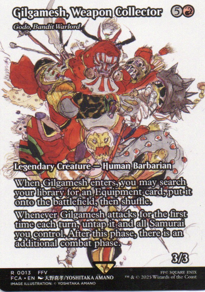 Gilgamesh, Weapon Collector Ingles Rare