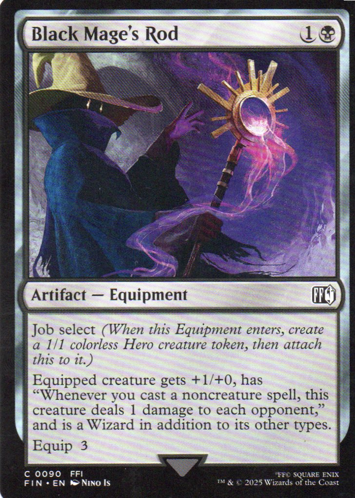 Black Mage´s Rod Ingles Common