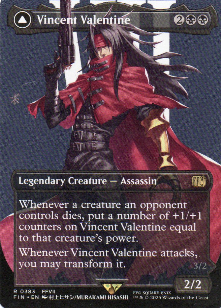 Vincent Valentine Ingles Rare Borderless