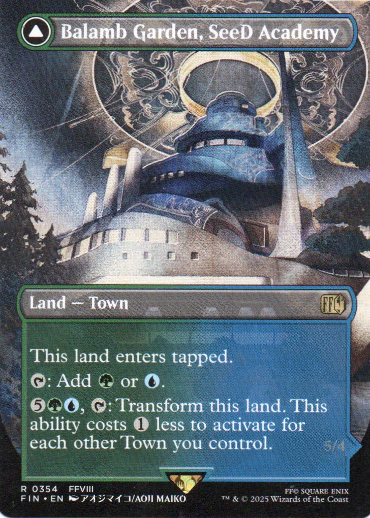 Balamb Garden, SeeD Academy Ingles Rare Borderless