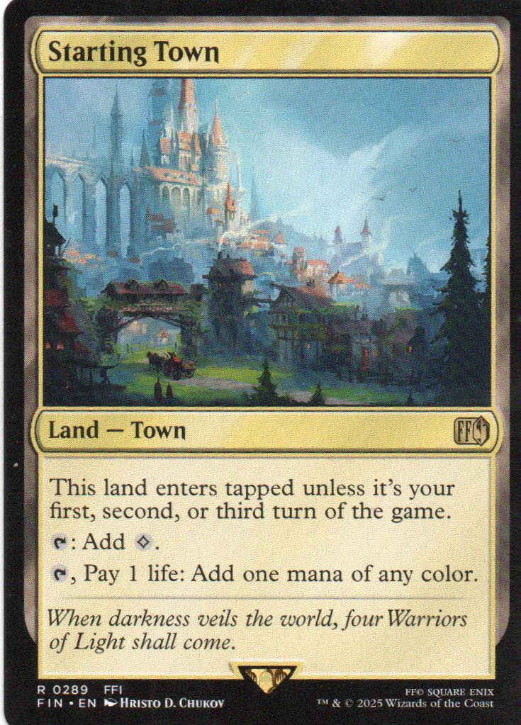 Starting Town Ingles Rare