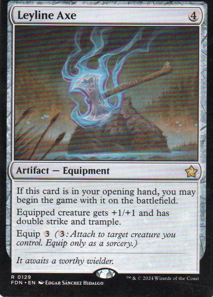 Leyline Axe Ingles Rare