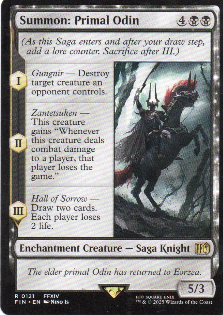 Summon: Primal Odin Ingles Rare