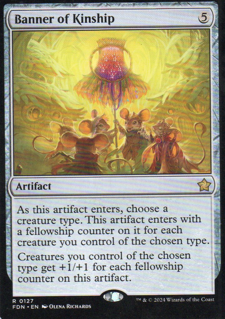 Banner of Kinship Ingles Rare