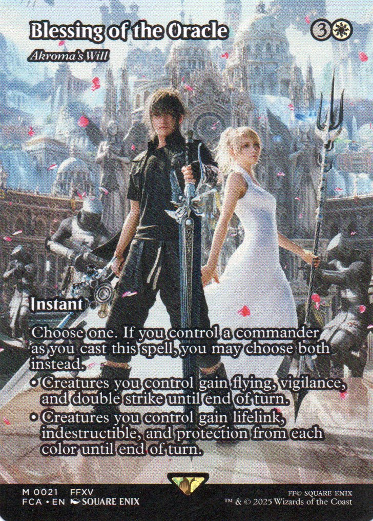 Blessing of the Oracle Ingles Mythic Borderless