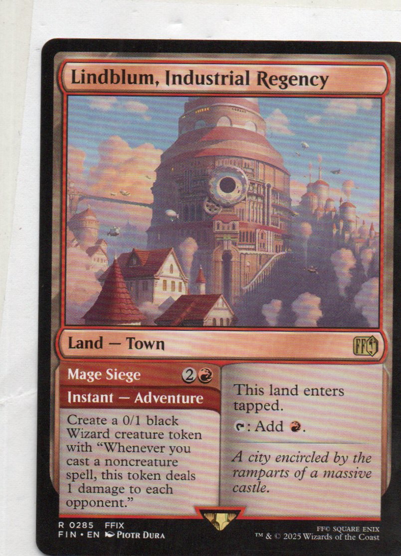 Lindblum, Industrial Regency Ingles Rare