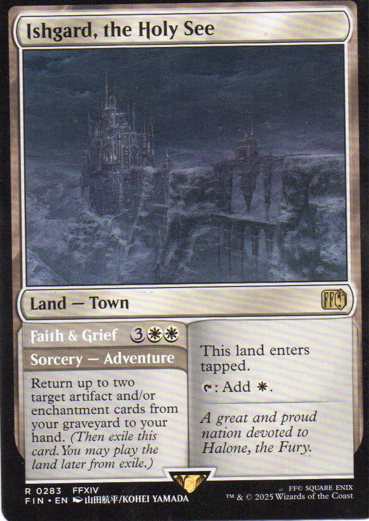 Ishgard, the Holy See Ingles Rare