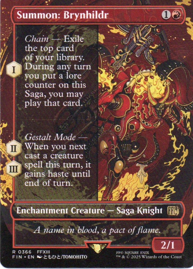 Summon: Brynhildr Ingles Rare Borderless