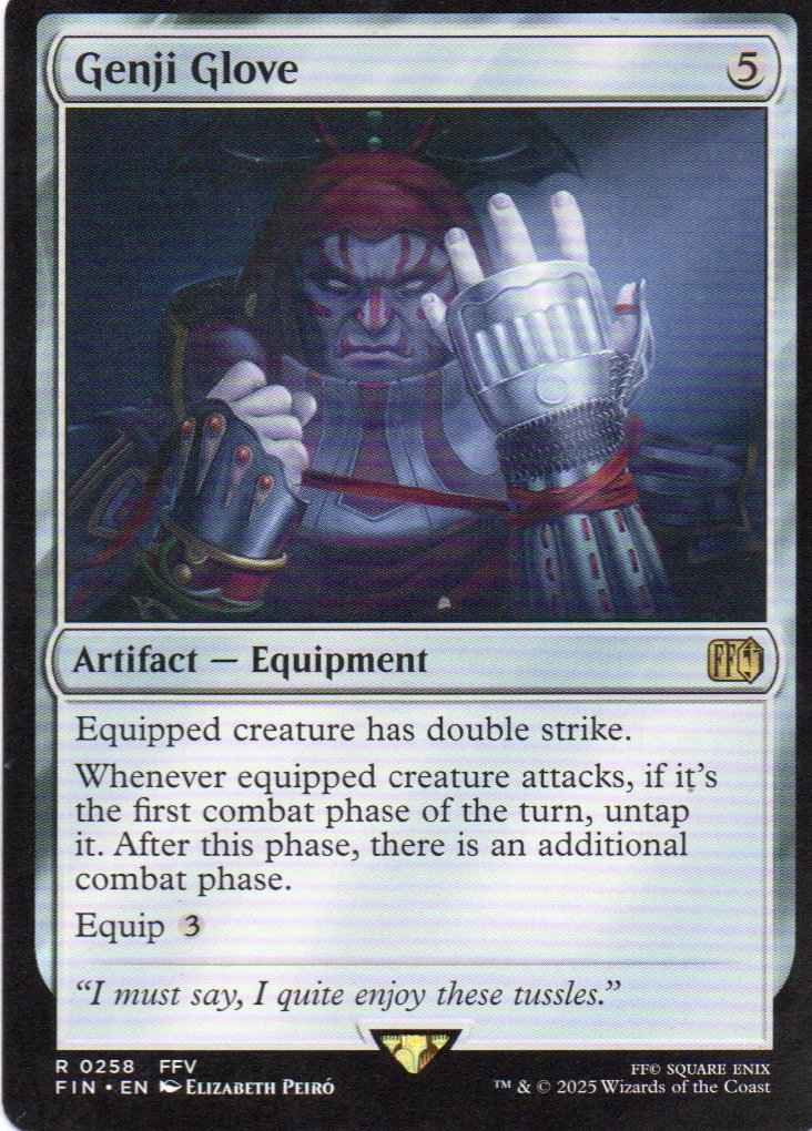 Genji Glove Ingles Rare