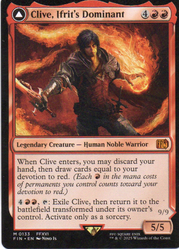 Clive, Ifrit´s Dominant Ingles Mythic