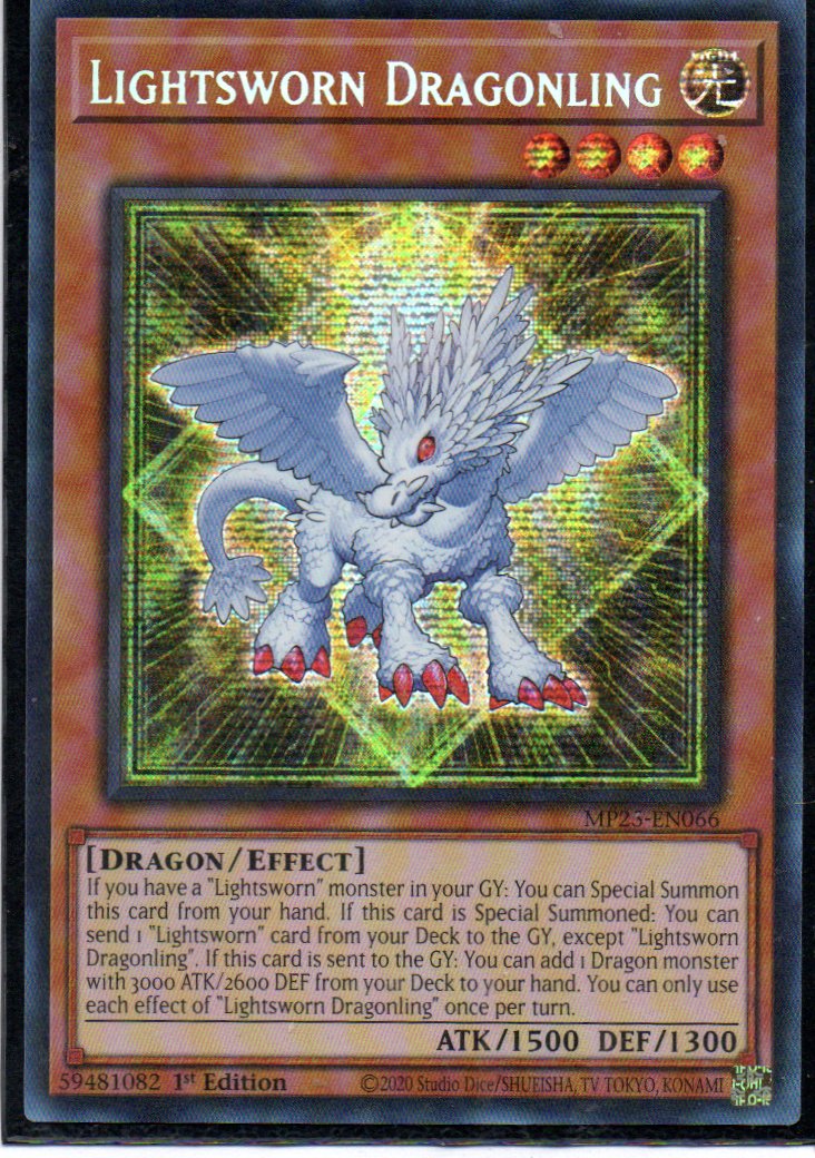 Lightsworn Dragonling MP25-EN066 Secret Rare