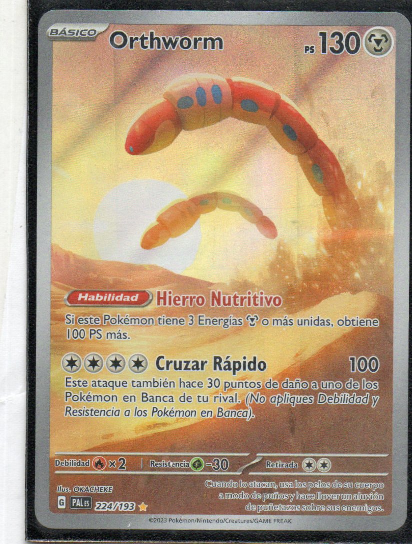 Orthworm 224 Illustration rare Español