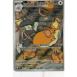 Team Rocket´s Raticate 202 Illustration rare ingles