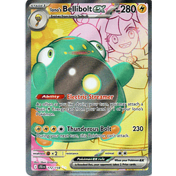 Iono´s Bellibolt ex 172 Ultra rare Ingles