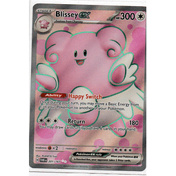 Blissey ex 201 Ultra rare Ingles