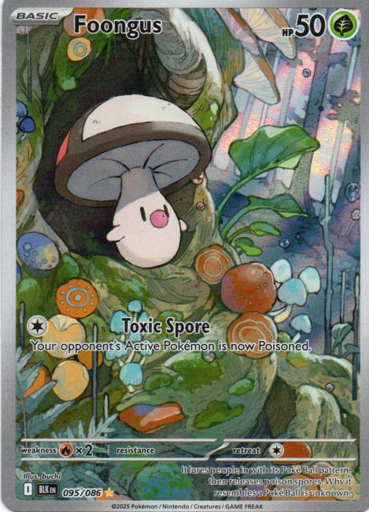 Foongus 95 Illustration rare ingles