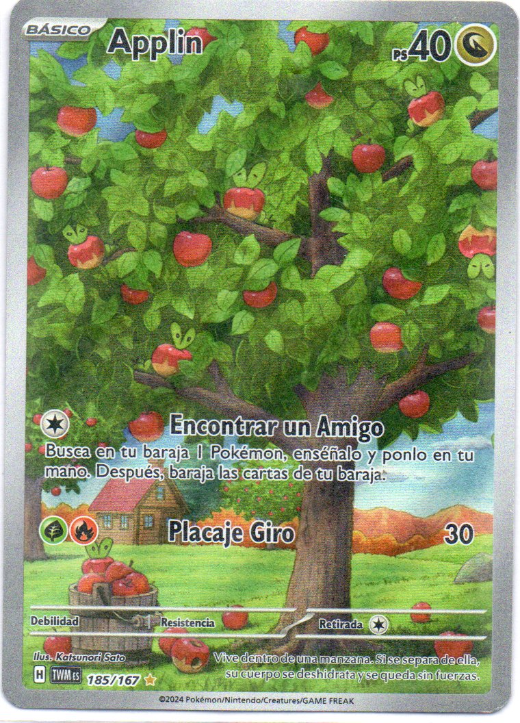 Applin 185 Illustration rare Español