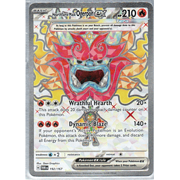 Hearthflame Mask Ogerpon ex 192 Ultra rare Ingles