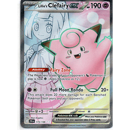Lillie´s Clefairy ex 173 Ultra rare Ingles