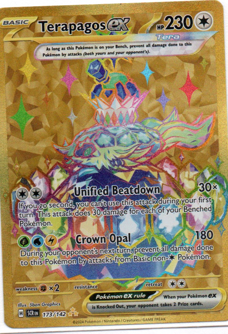 Terapagos ex 173 Hyper rare Ingles