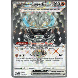 Cornerstone Mask Ogerpon ex 199 Ultra rare Ingles