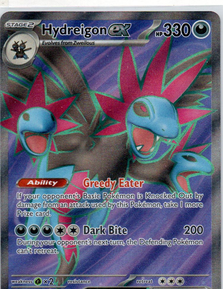 Hydreigon ex 161 Ultra rare Ingles