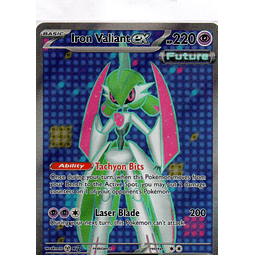 Iron Valiant ex 225 Ultra rare Ingles