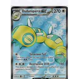 Dudunsparce ex 178 Ultra rare Ingles