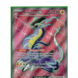 Miraidon ex 227 Ultra rare Ingles